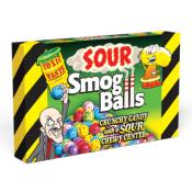 Toxic Waste Boules de Brouillard Acidulées - Bonbons Croquants au Coeur Acidulé