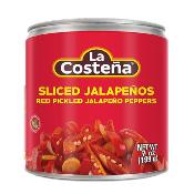 La Costeña Jalapeños Rouges Tranchés