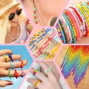 Kit Perles pour Bracelets 24 couleurs