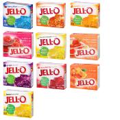 Assortiment de 10 parfums fruits Jell-O 