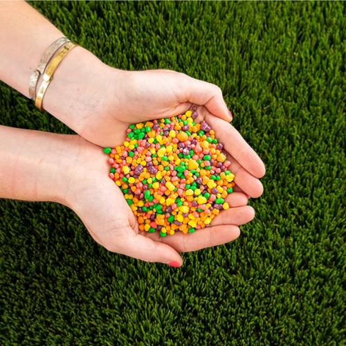 Les couleurs et formes caract�ristiques des petits bonbons am�ricains Nerds