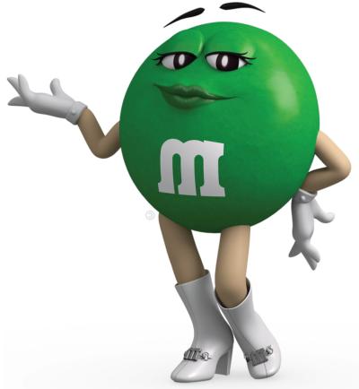 M&M's Miss Verte