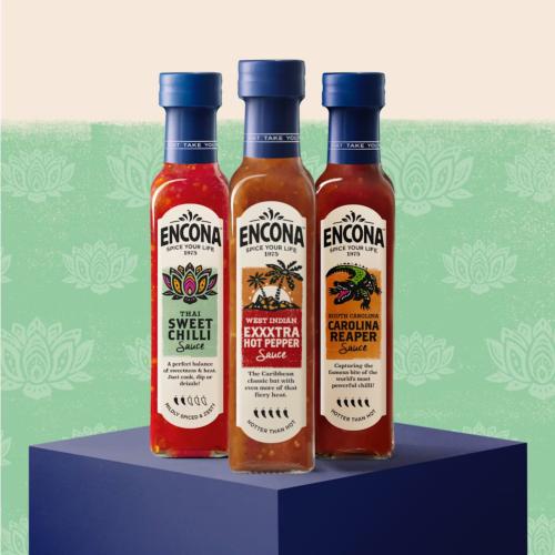 Les Trois Sauces Encona Disponibles sur Jason's Pantry