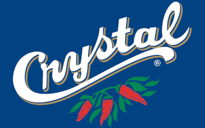 Logo de la marque de sauces pices purement amricaines Crystal